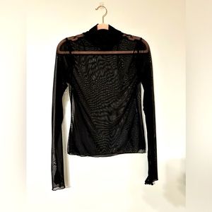 ZARA mesh turtleneck